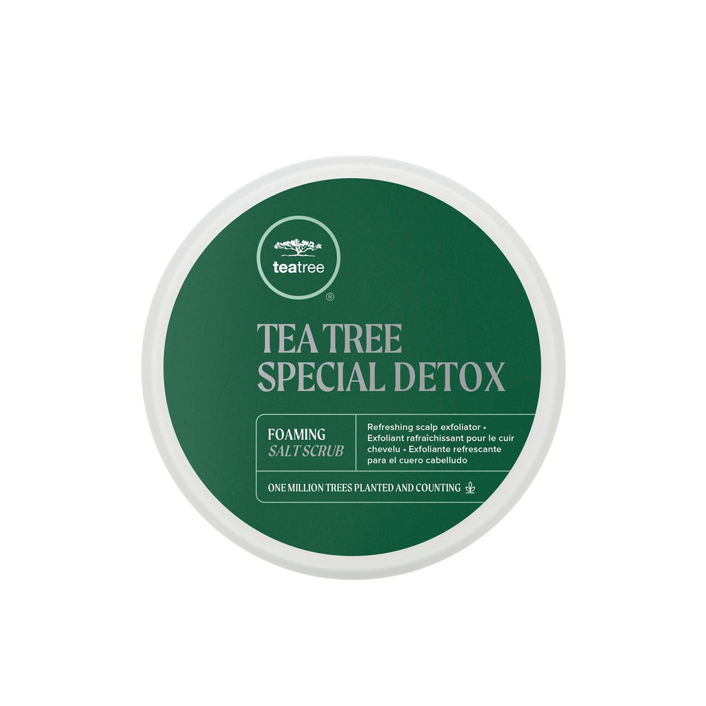 TEA TREE SPECIAL DETOX FOAMING SALT SCRUB - size 184 g