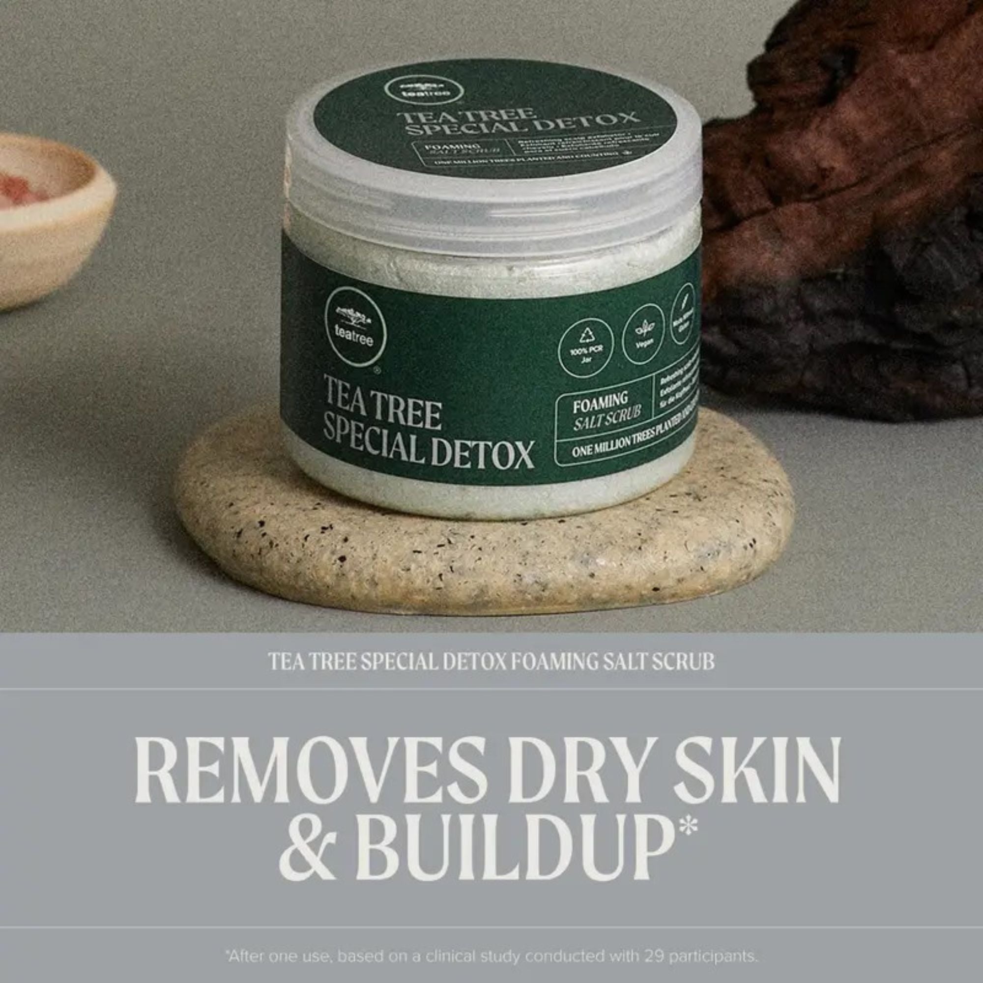 TEA TREE SPECIAL DETOX FOAMING SALT SCRUB - size 184 g